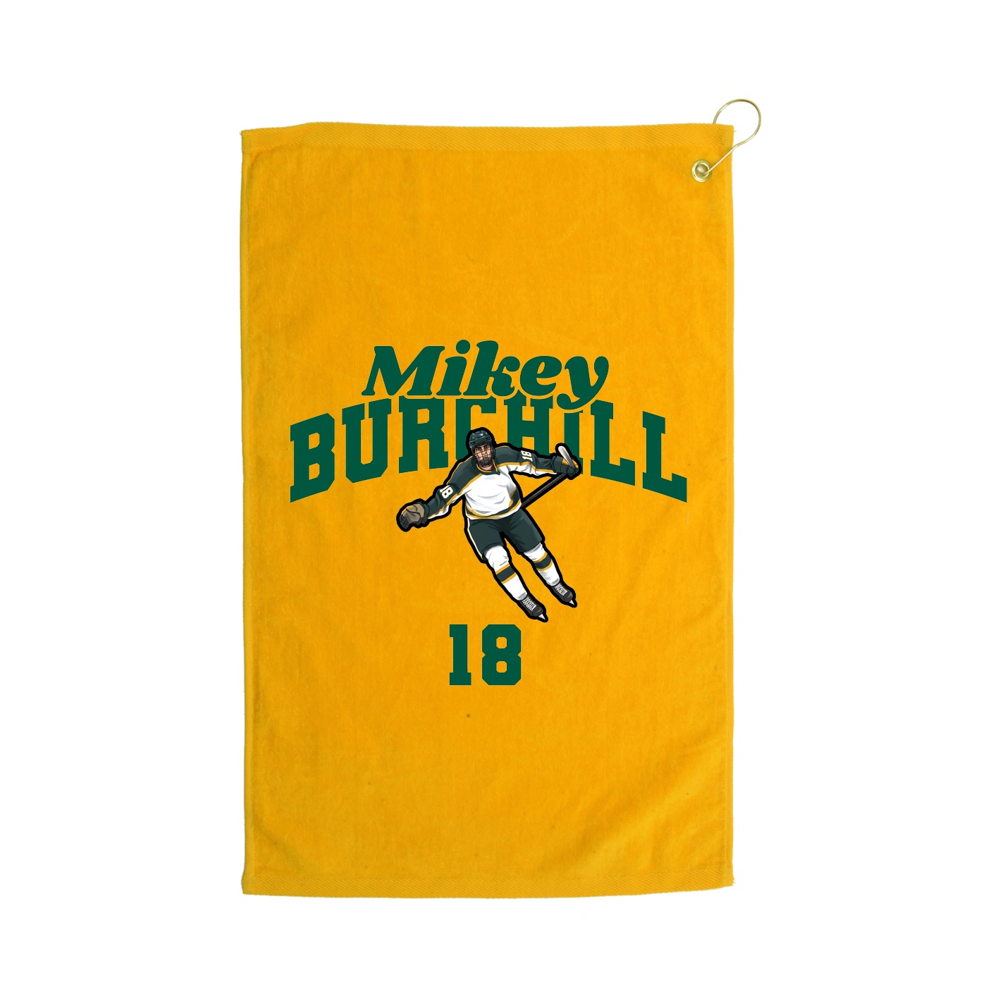Golf Towel — Signature Arch in Gold