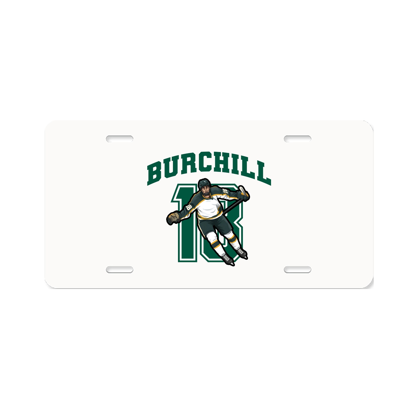License Plate — Number in Classic