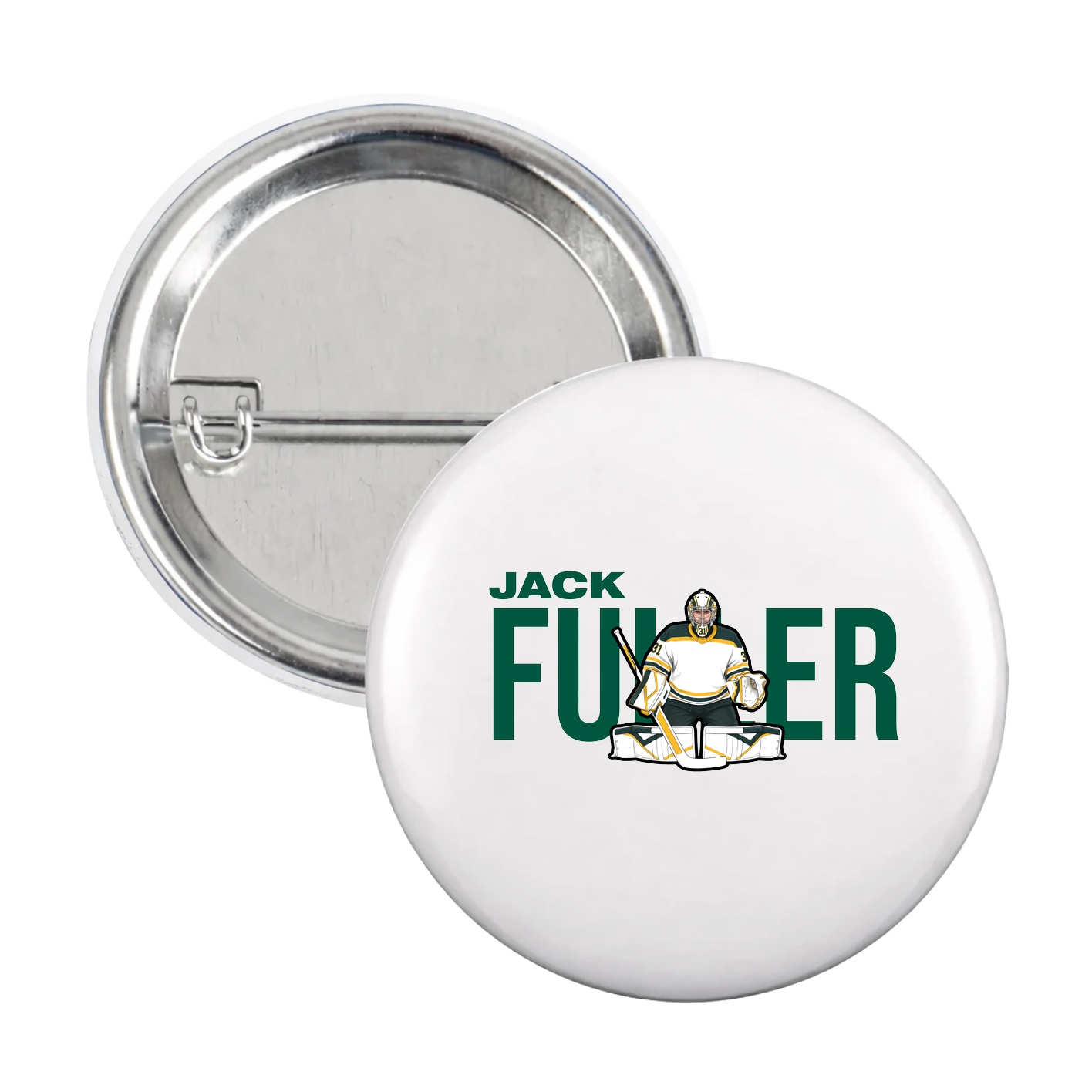 Game Day Button — Player Name in White