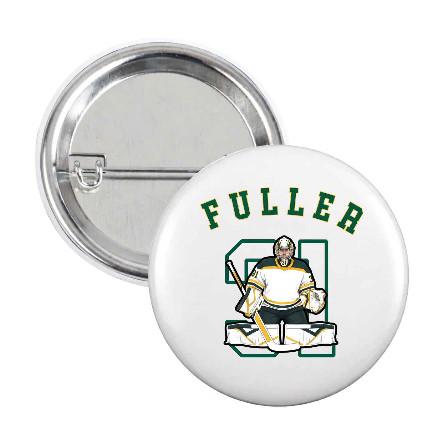 Game Day Button — Shirsey Arch in White