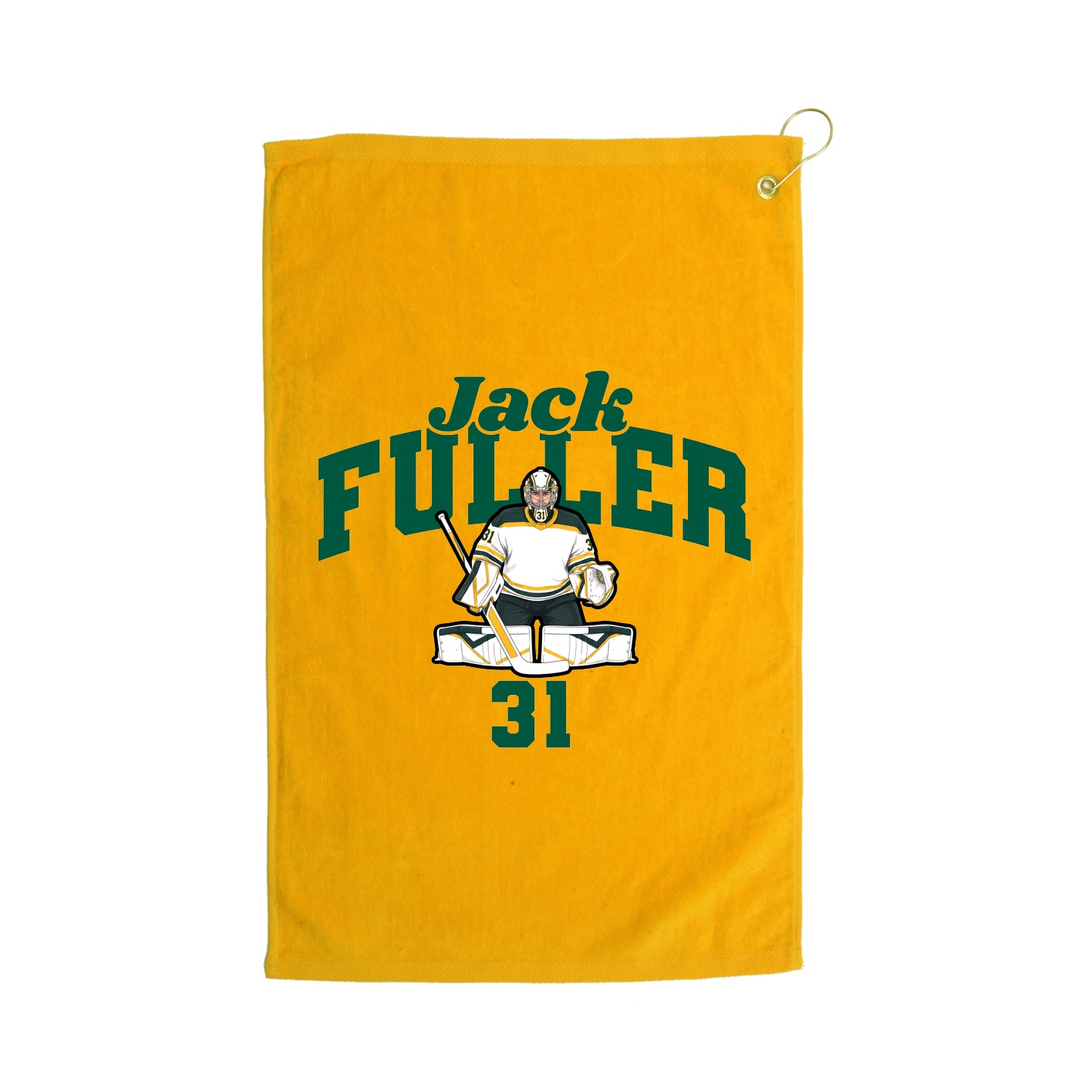 Golf Towel — Signature Arch in Gold
