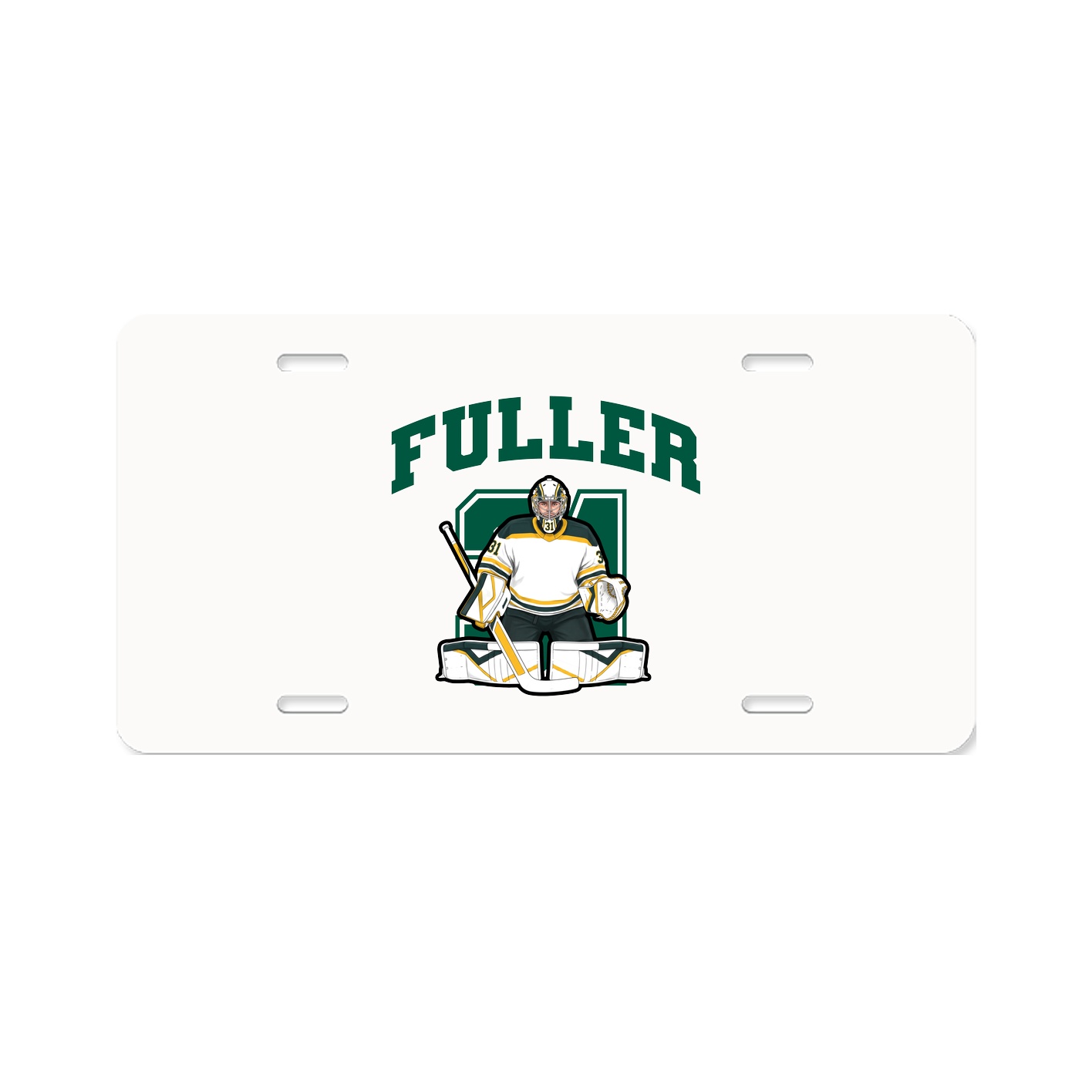 License Plate — Number in Classic