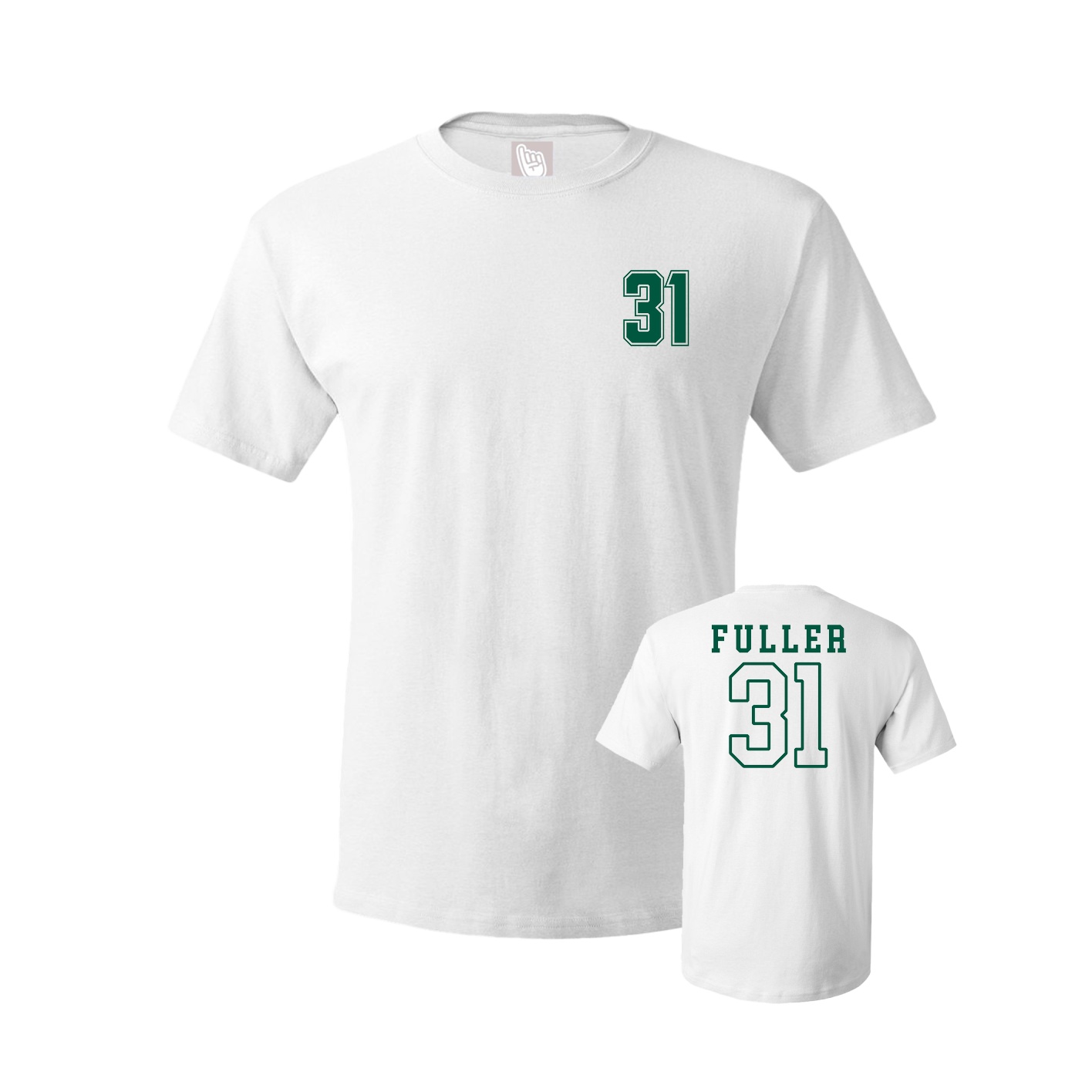 Youth Tee — Chest Back in White