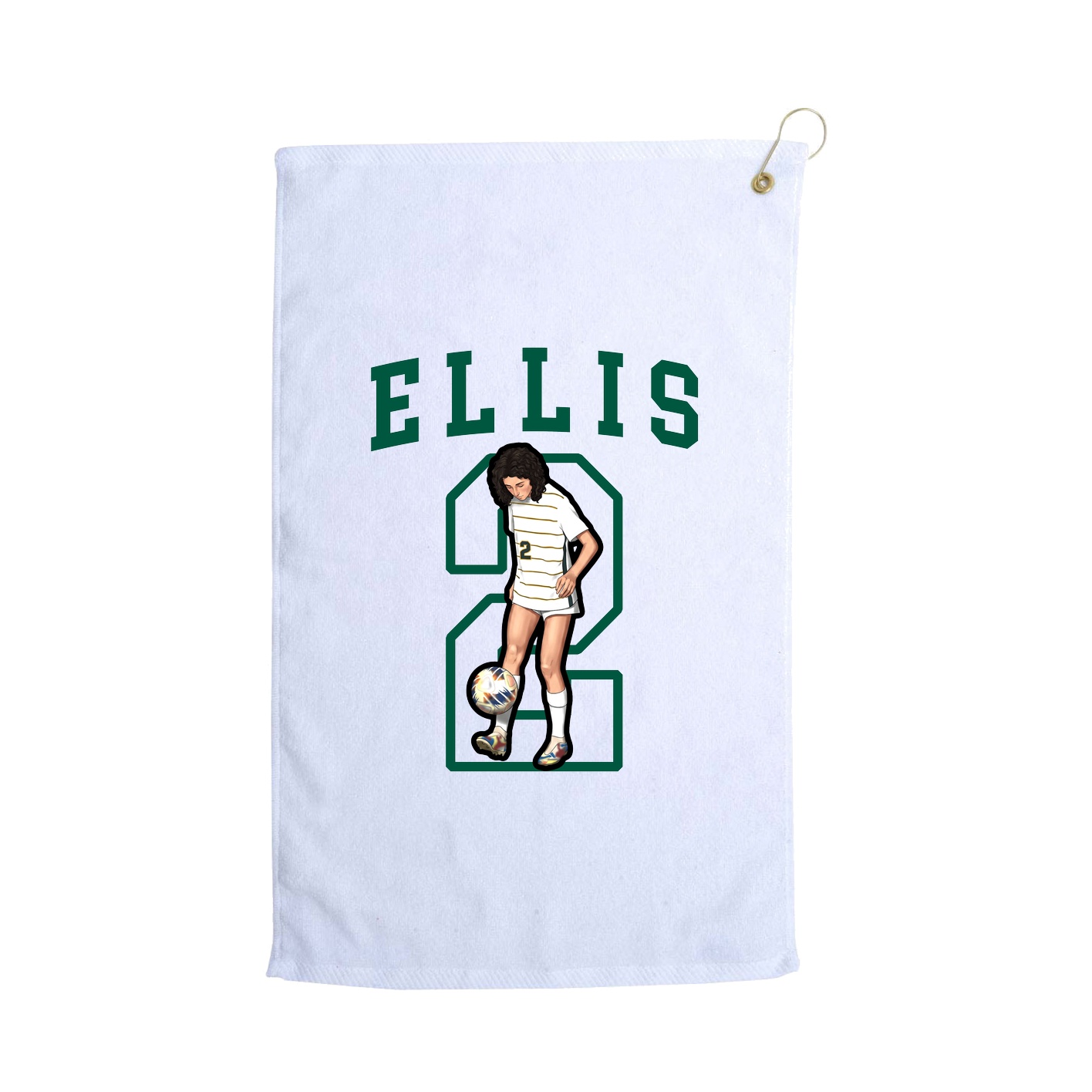 Golf Towel — Shirsey in White
