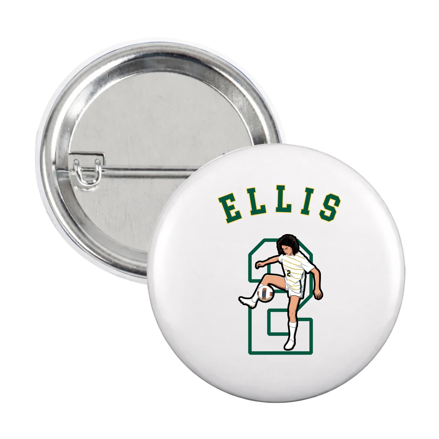 Game Day Button — Shirsey Arch in White