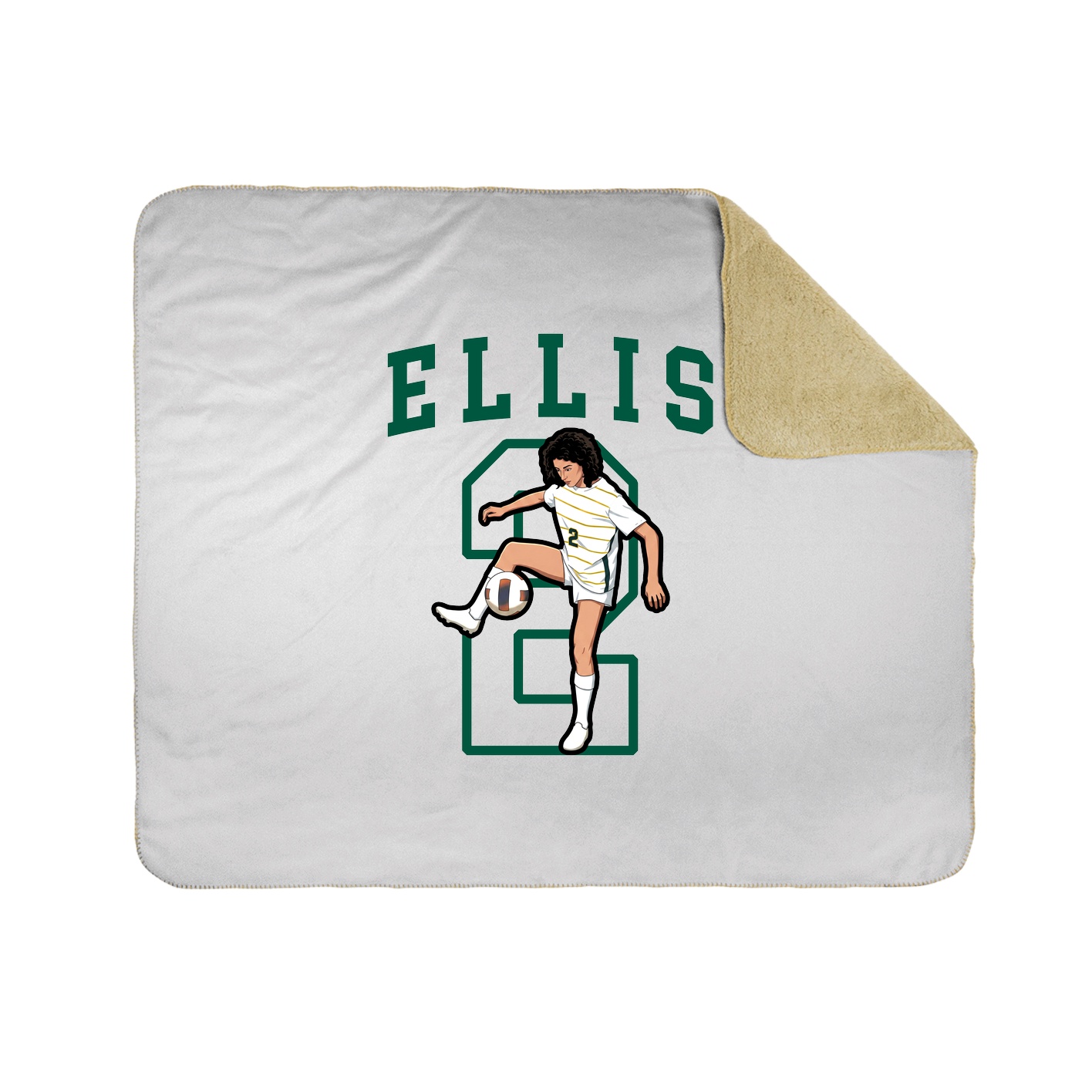 Throw Blanket — Shirsey in White