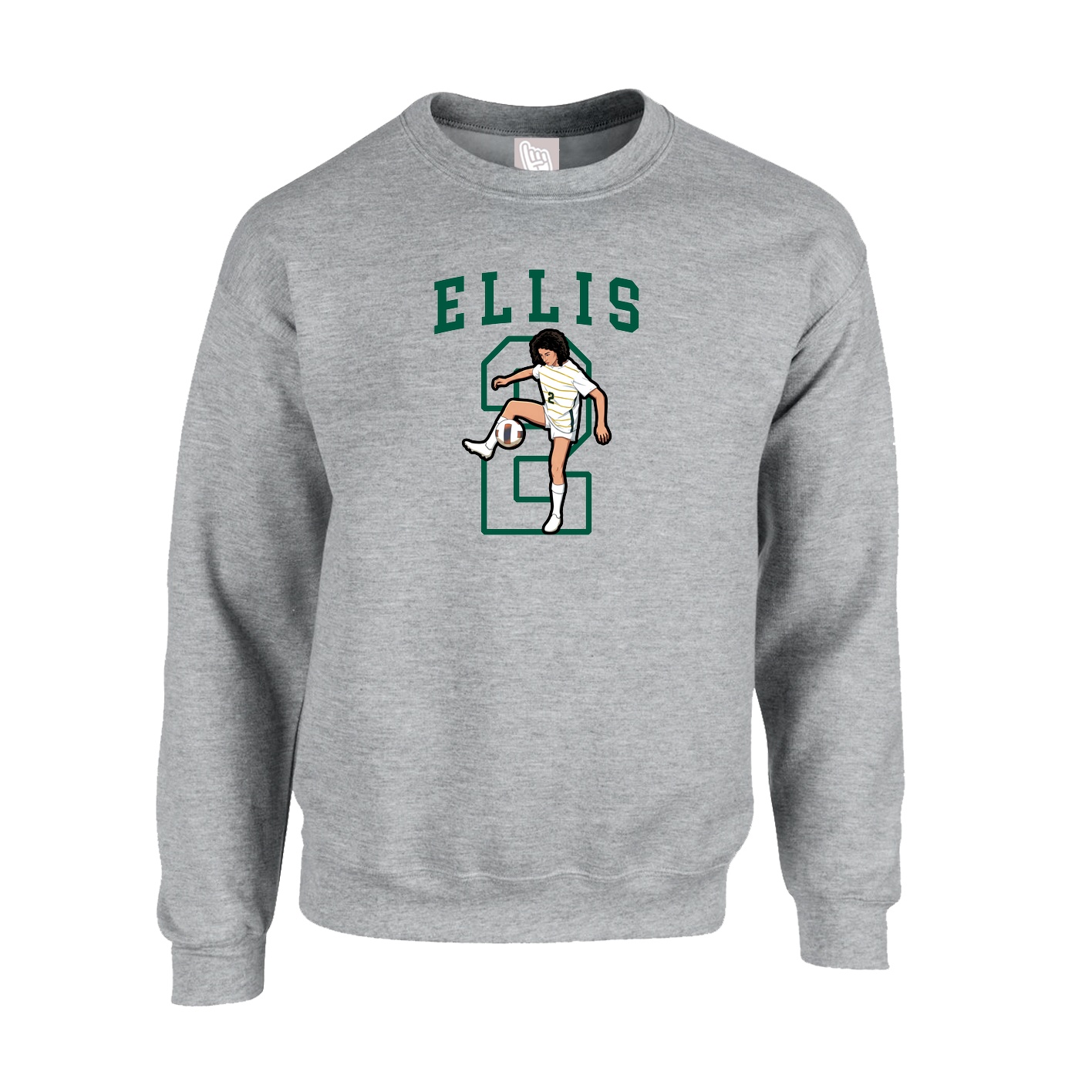 Fleece Crew — Shirsey in Grey