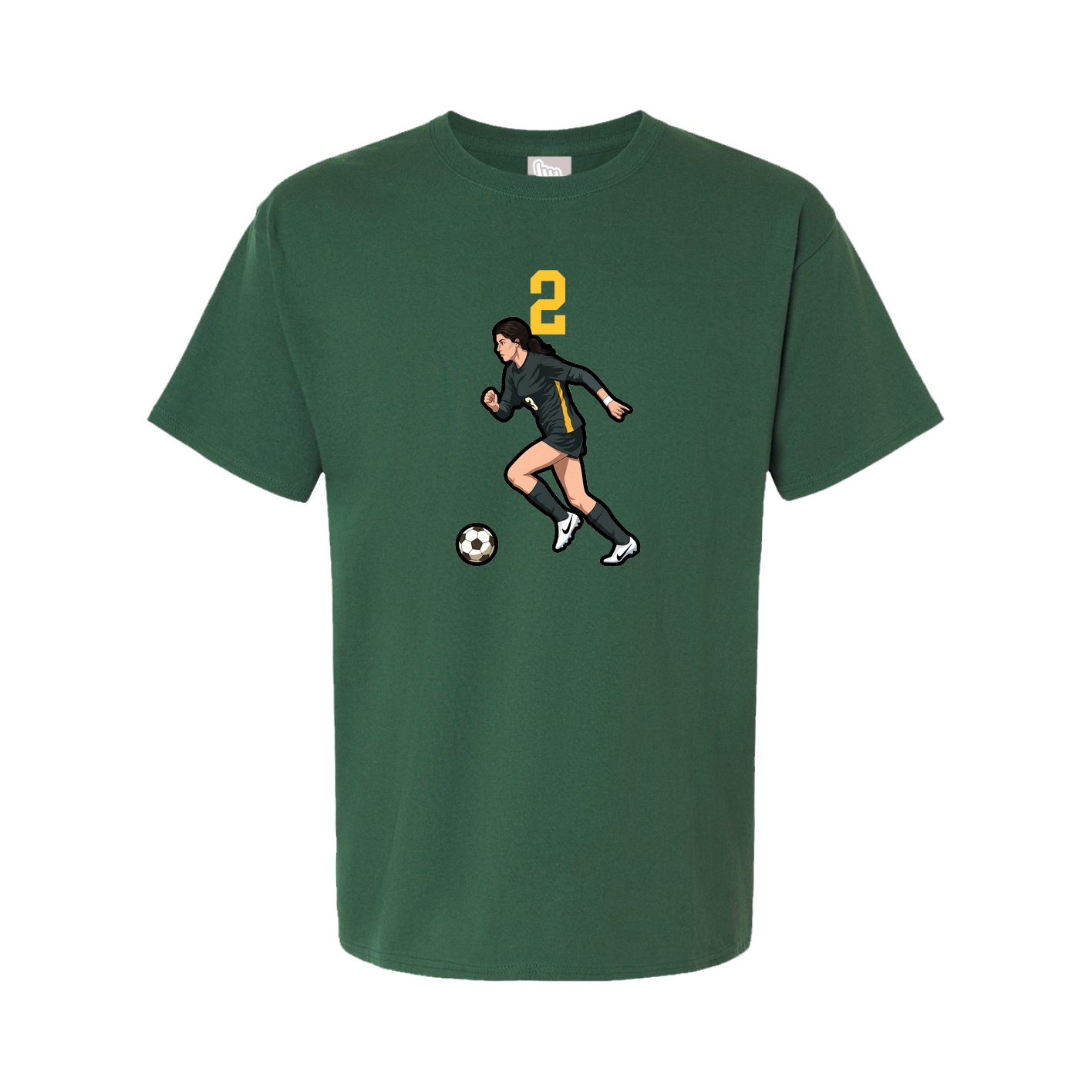 Tee — Number Top in Green