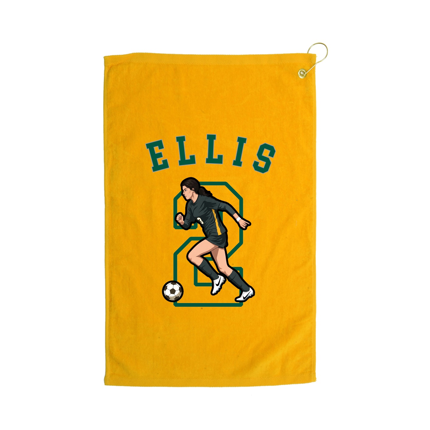 Golf Towel — Shirsey Arch in Gold