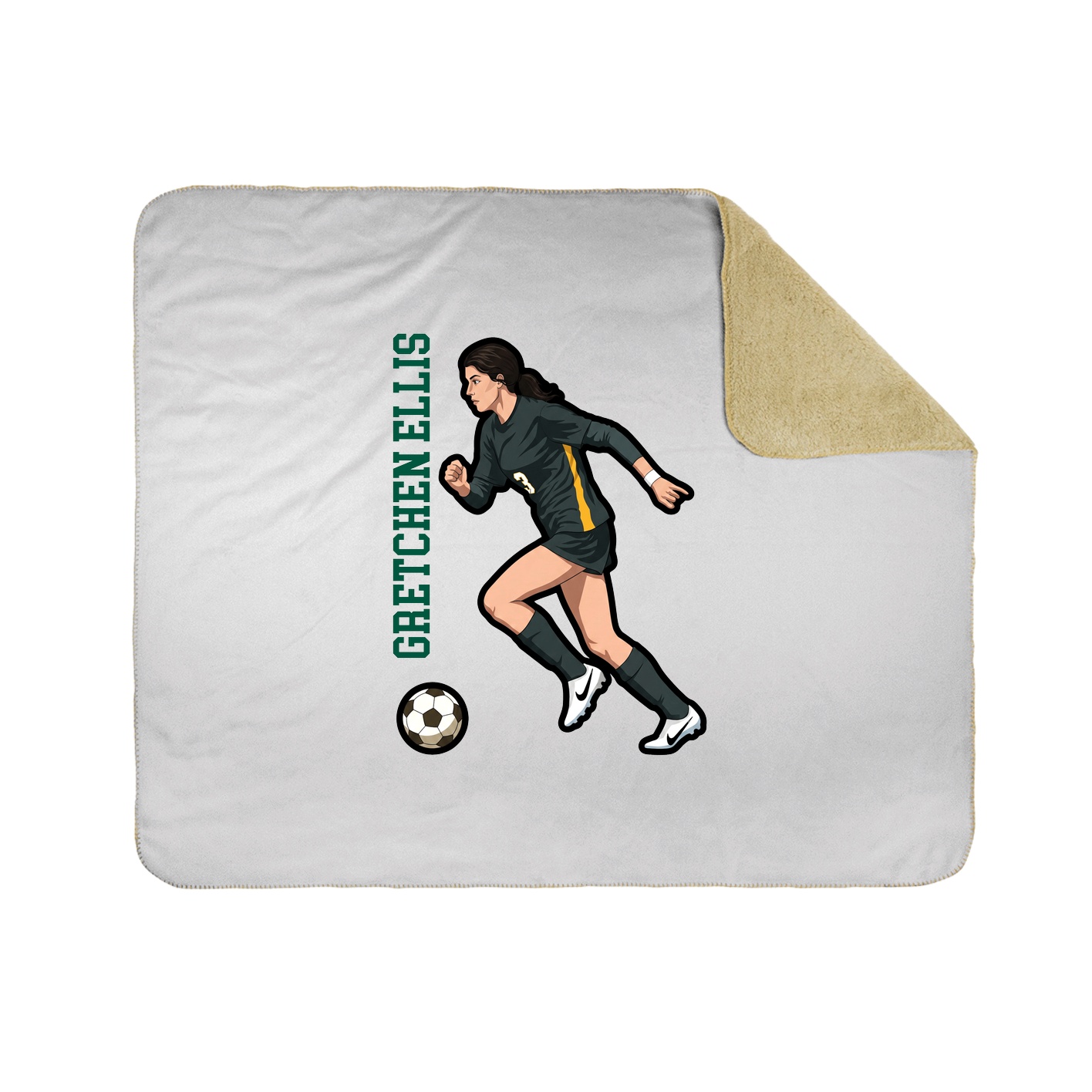 50x60 Sherpa Lined Throw Blanket