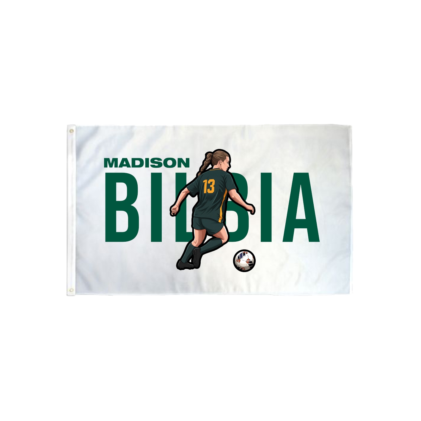 3x5 Flag — Player Name in Classic
