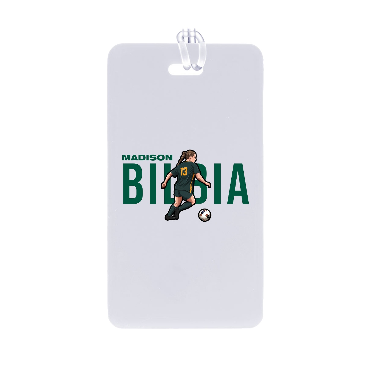 Bag Tag — Player Name in Classic
