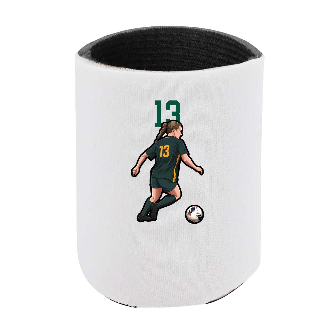 Can Holder — Number Top in White