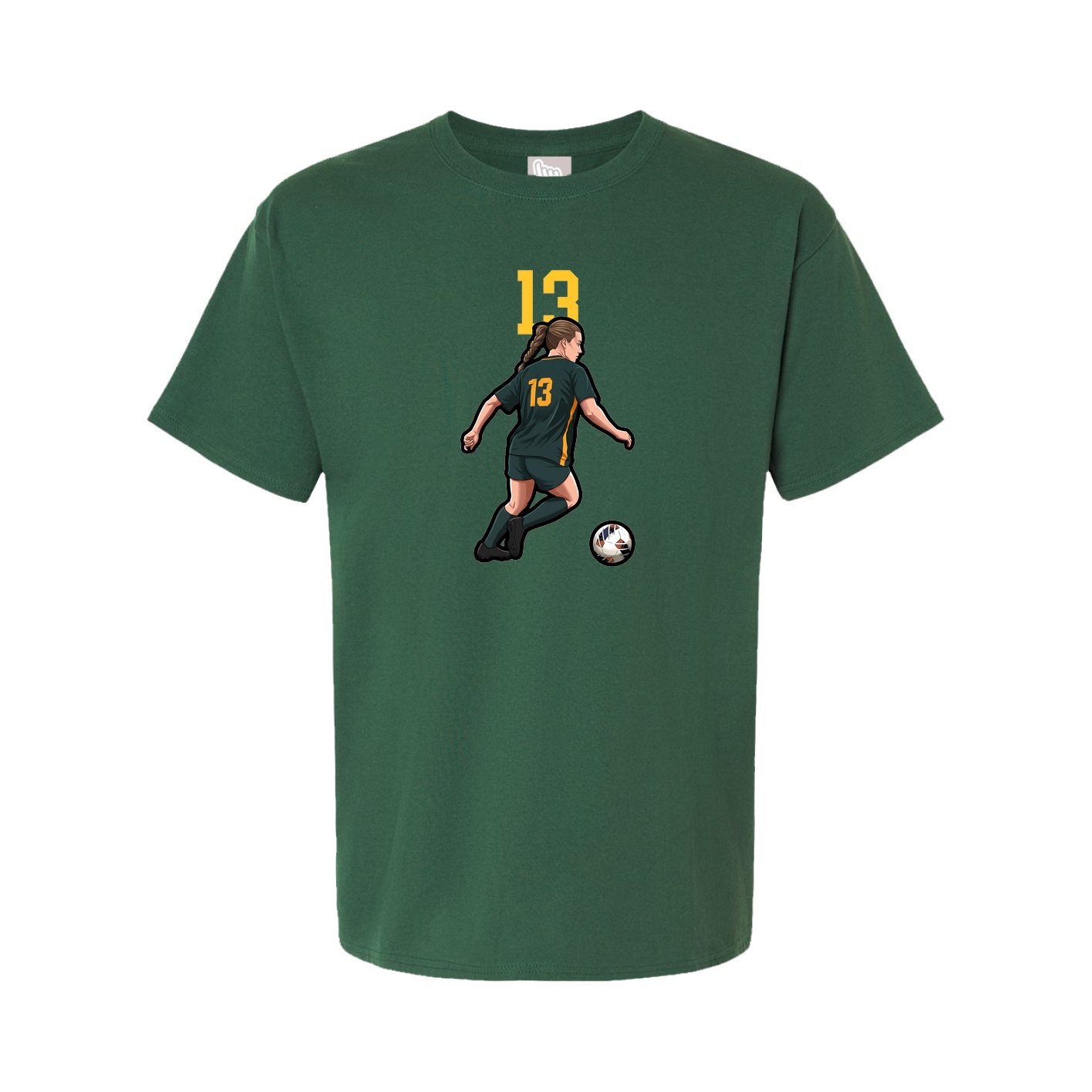 Tee — Number Top in Green