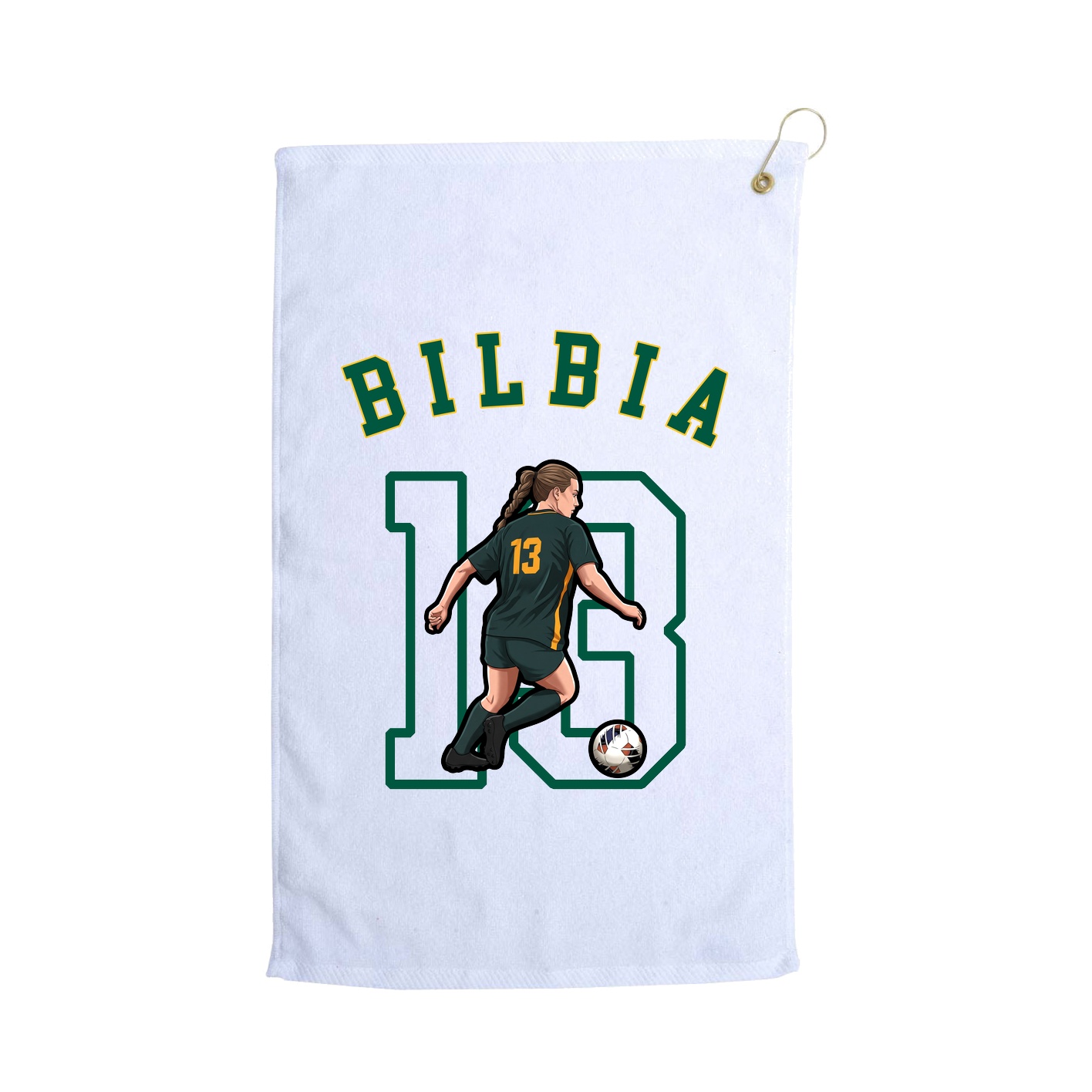 Golf Towel — Shirsey Arch in White
