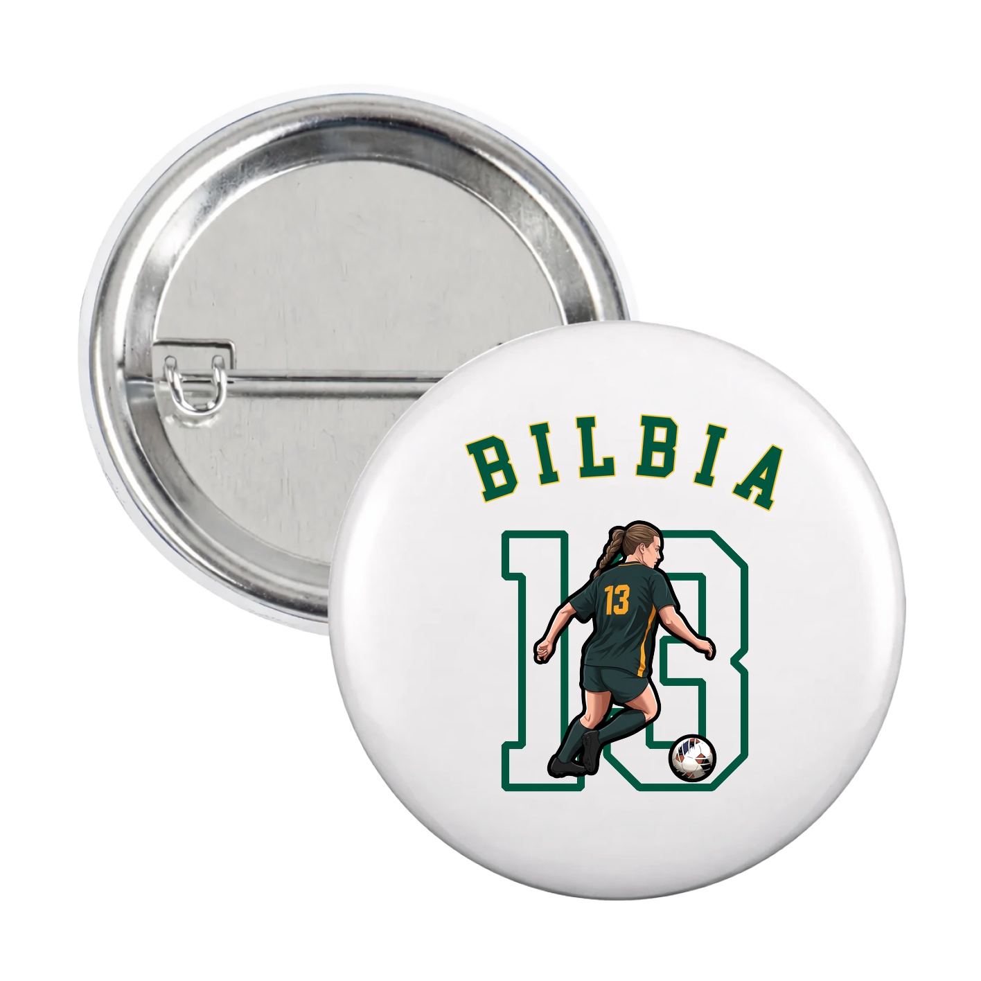 Game Day Button — Shirsey Arch in White