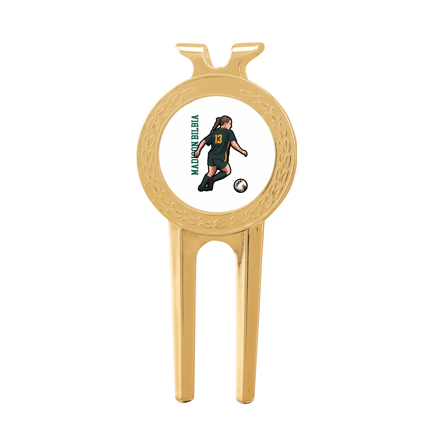 Divot Tool with Ball Marker — Name Vertical in Classic