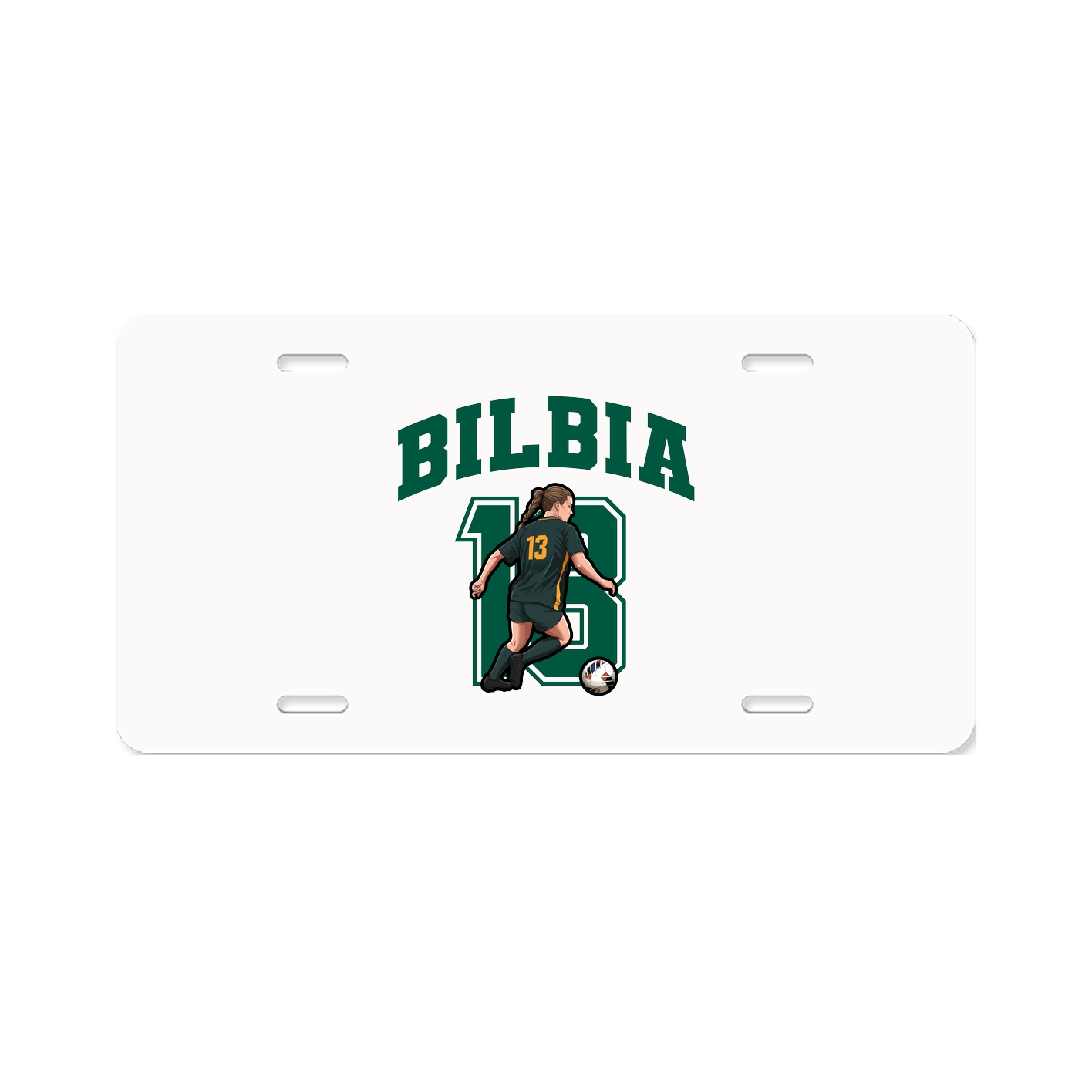 License Plate — Number in Classic