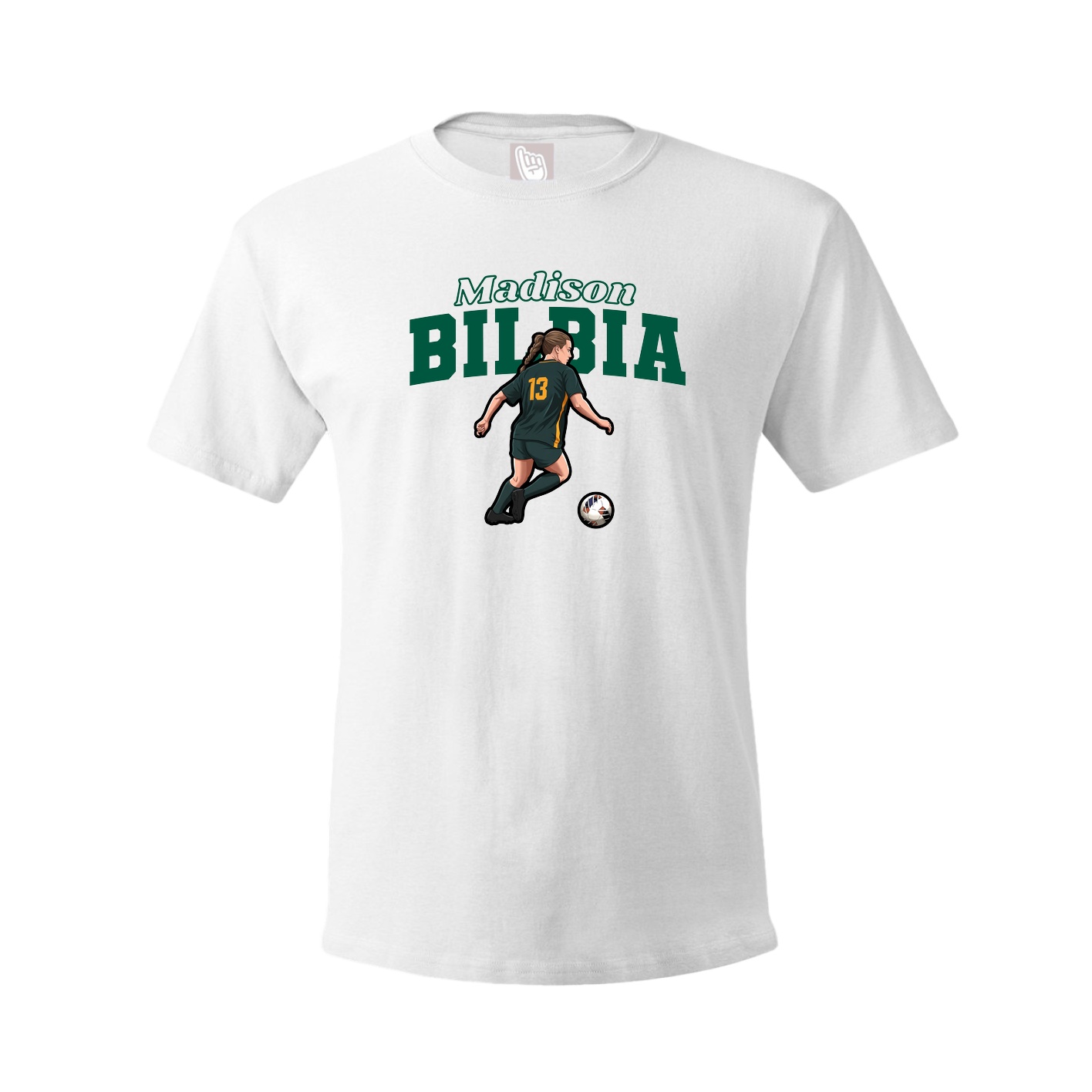 Tee — Name Arch in White