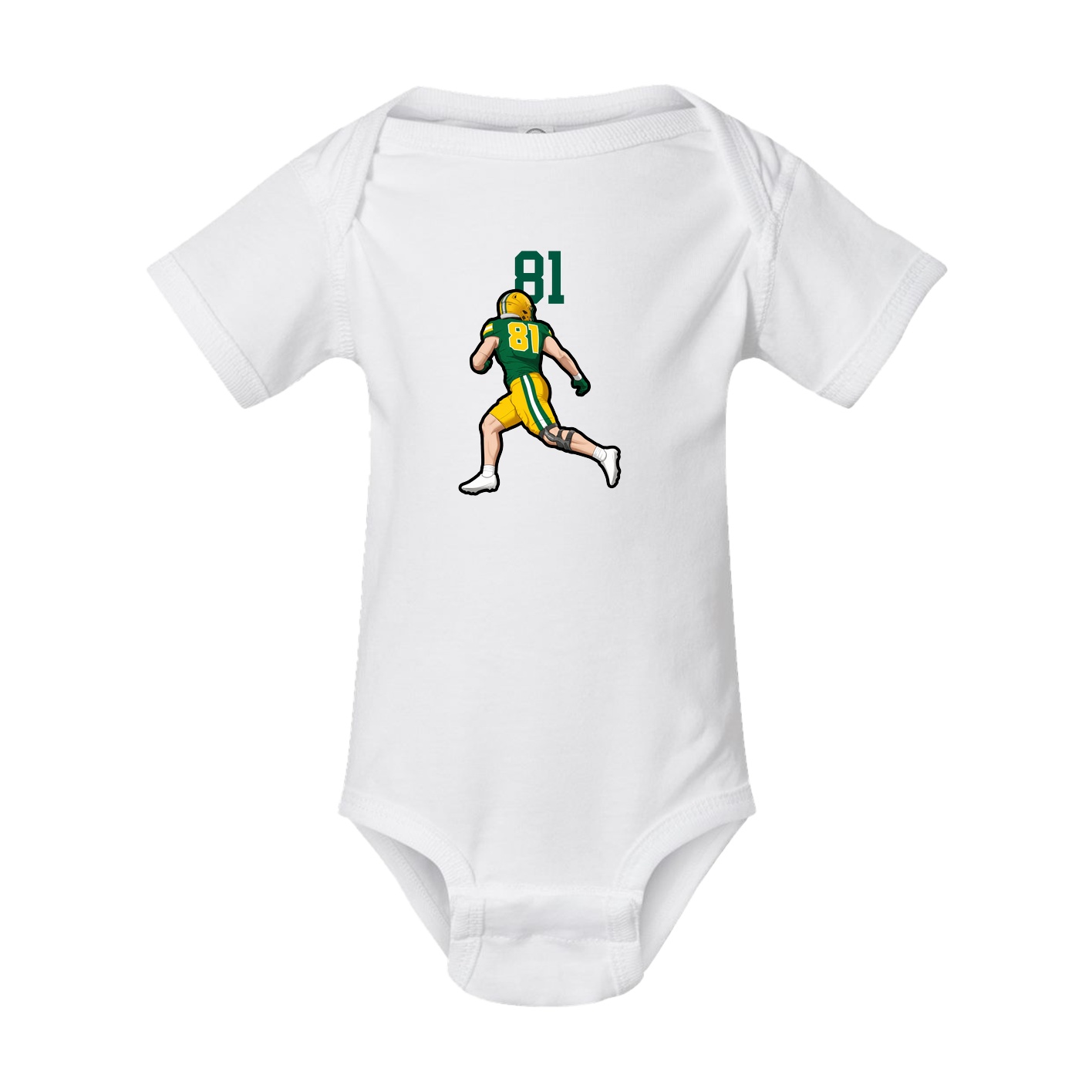 Baby Onesie — Number Top in White