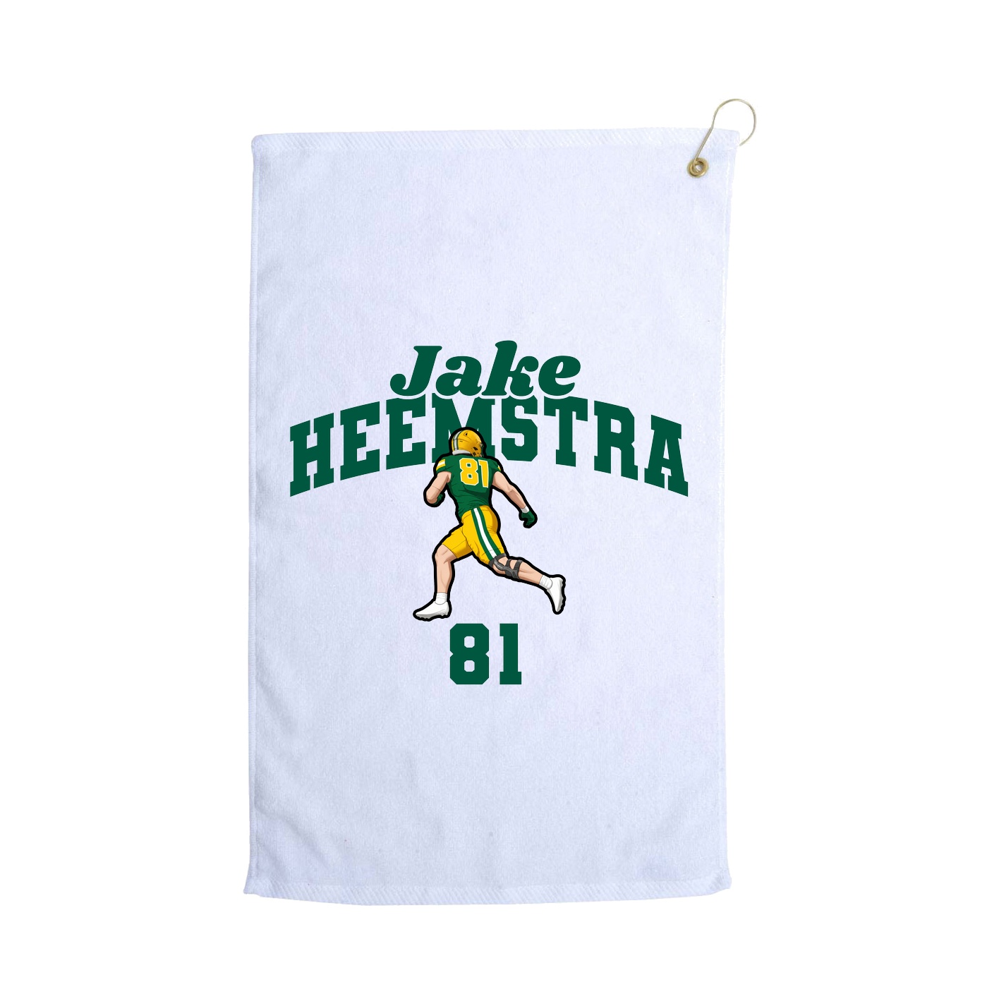 Golf Towel — Signature Arch in White