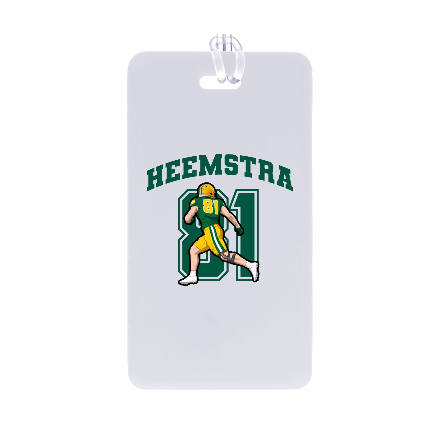 Bag Tag — Number in Classic