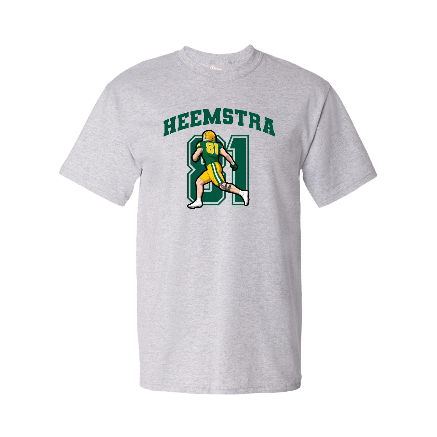 Youth Tee — Number in Grey