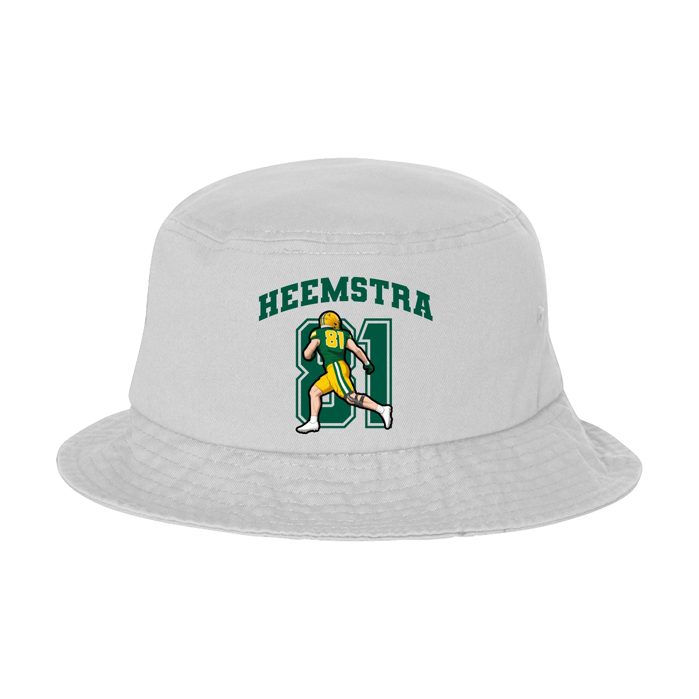 Bucket Cap — Number in White