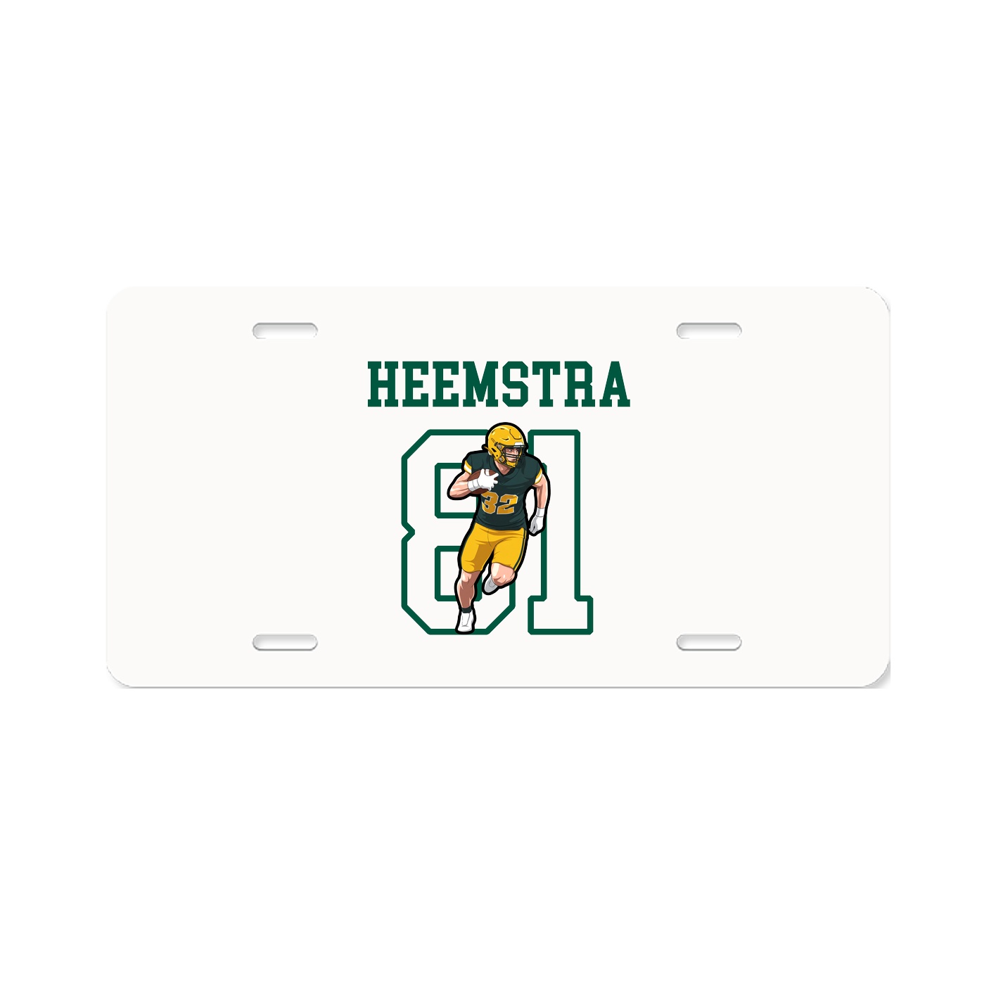 License Plate — Shirsey in Classic