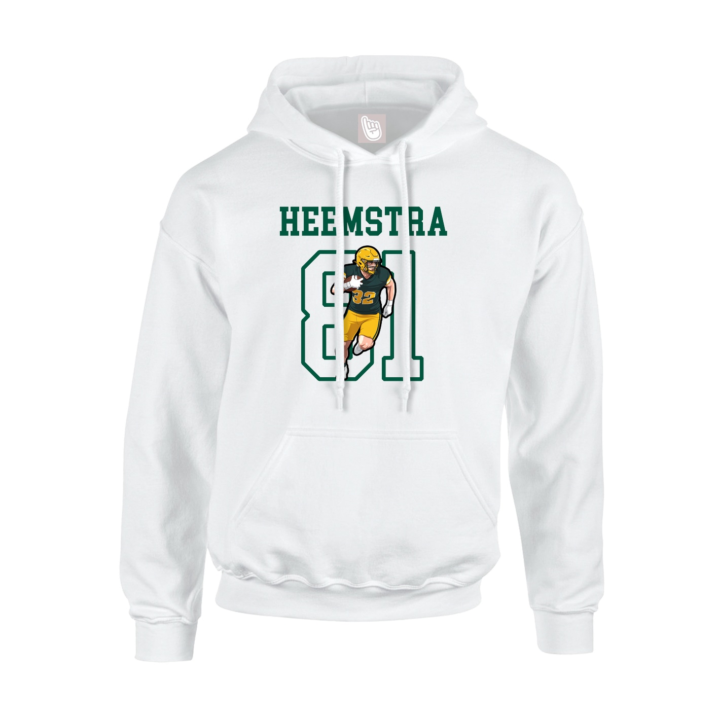 Hoodie — Shirsey in White