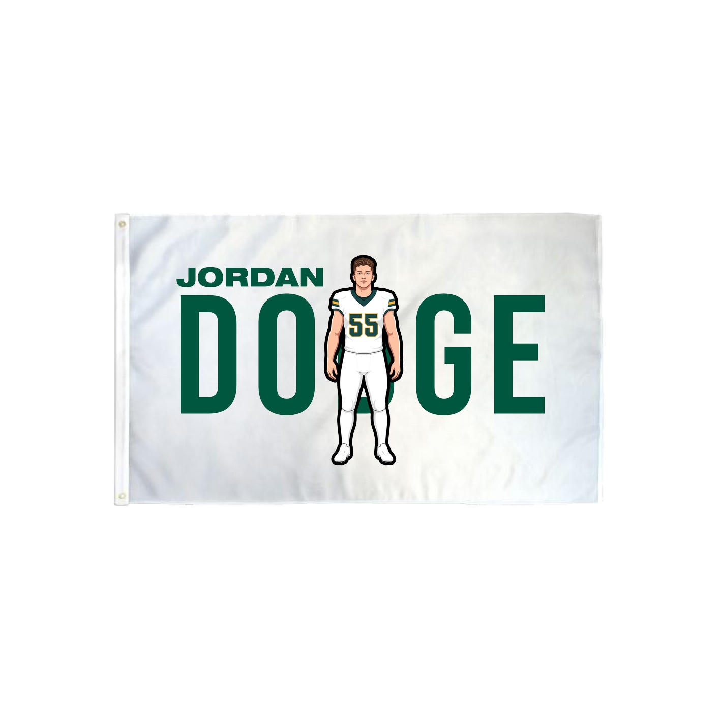 3x5 Flag — Player Name in Classic