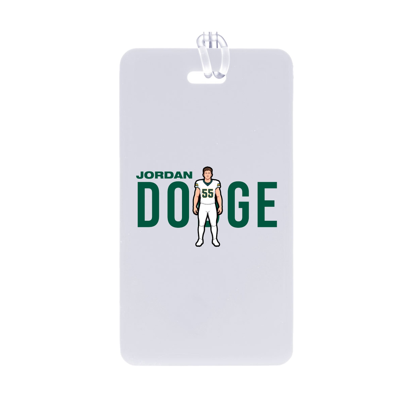 Bag Tag — Player Name in Classic