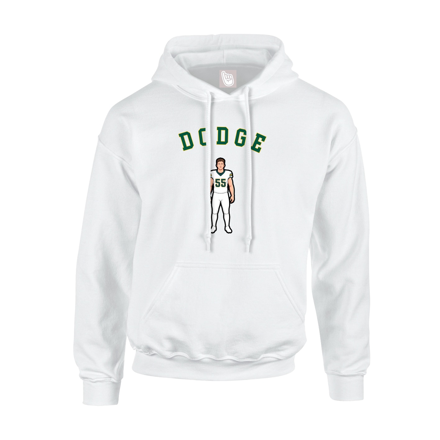 Hoodie — Shirsey Arch in White