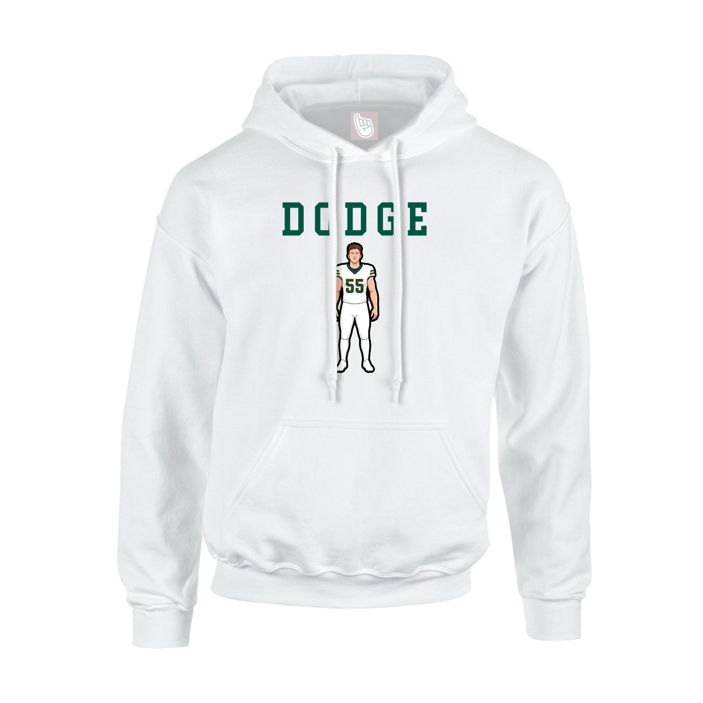 Youth Hoodie — Shirsey in White