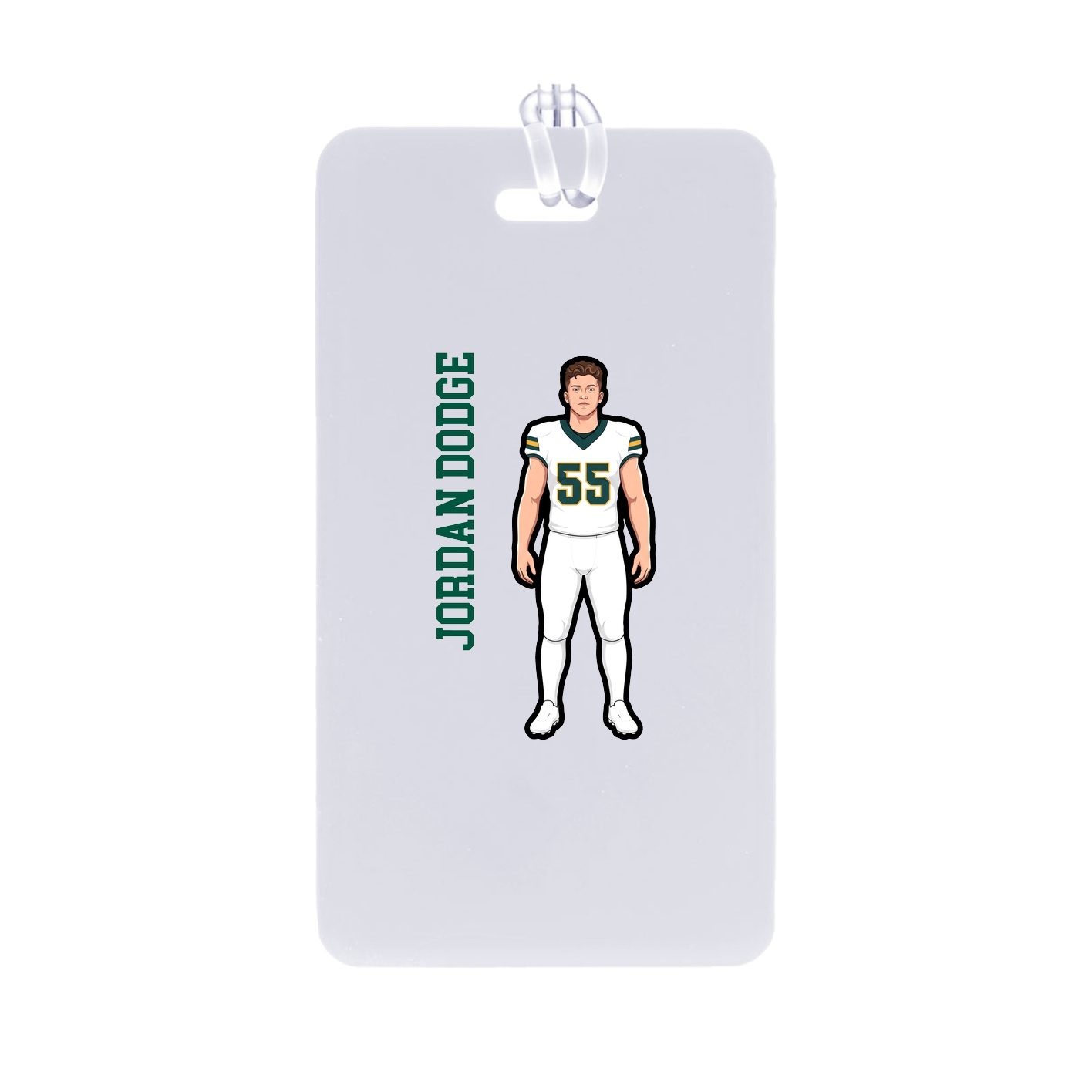 Bag Tag — Name Vertical in Classic
