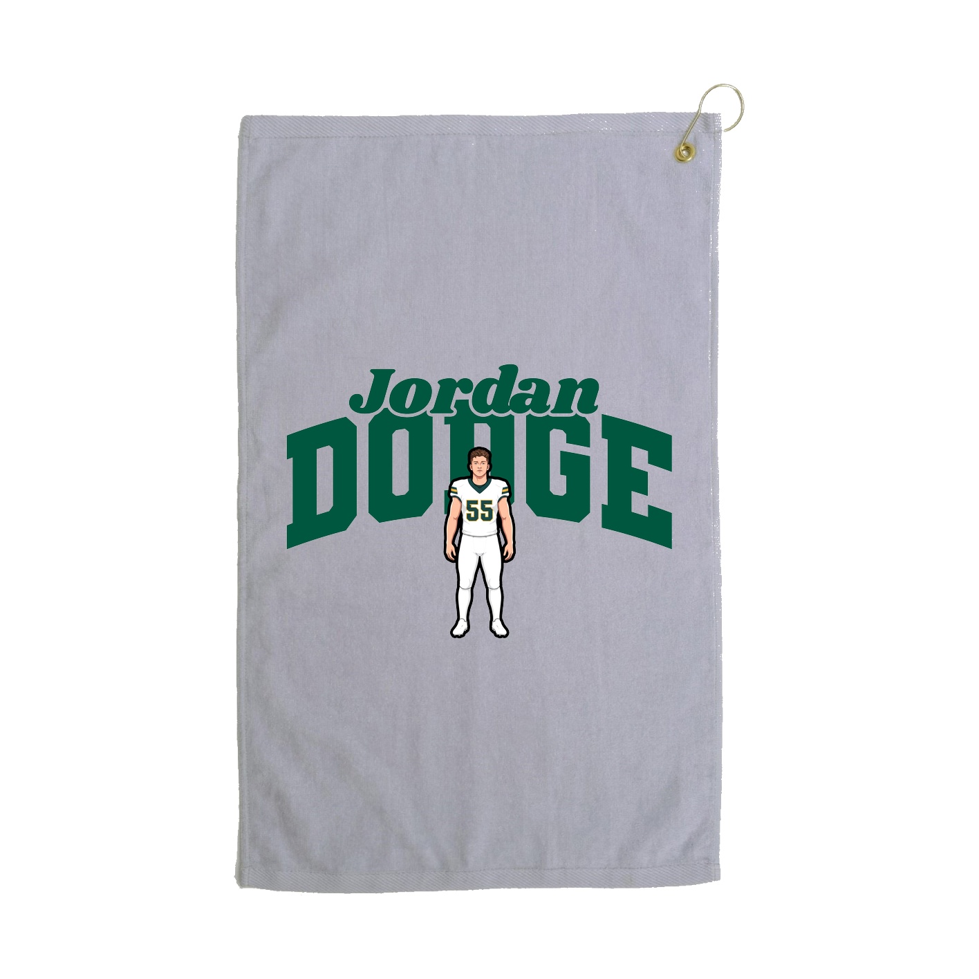 Golf Towel — Signature Arch in Grey