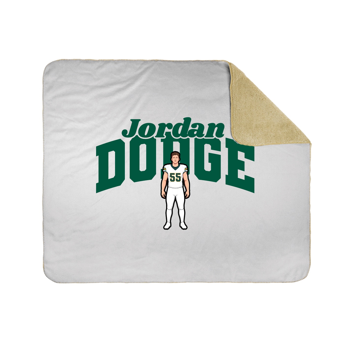 Throw Blanket — Signature Arch in White