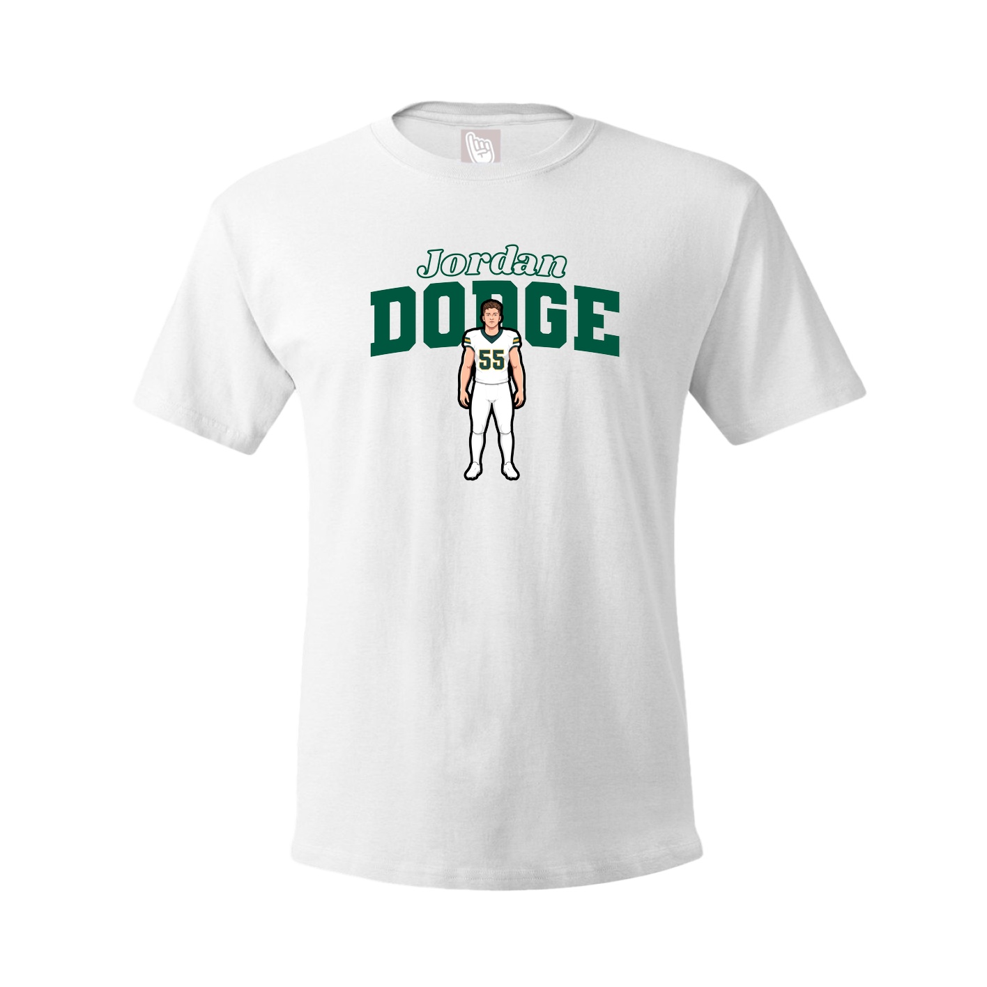 Tee — Name Arch in White