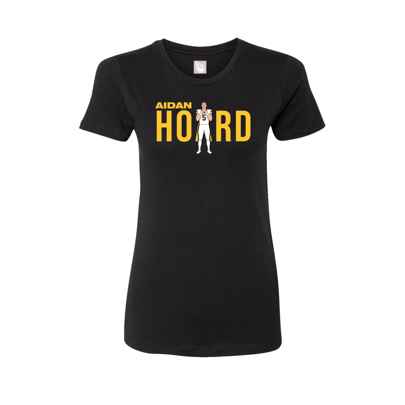 Womens Tee — Player Name in Black