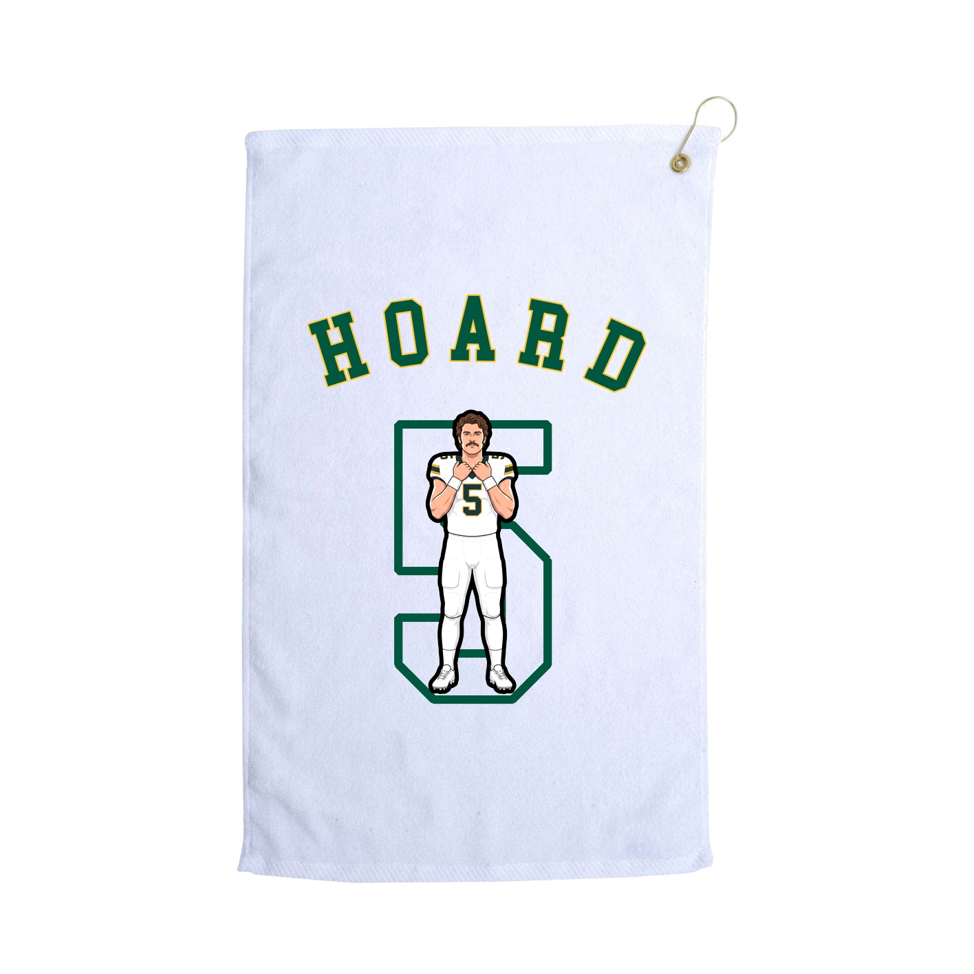 Golf Towel — Shirsey Arch in White