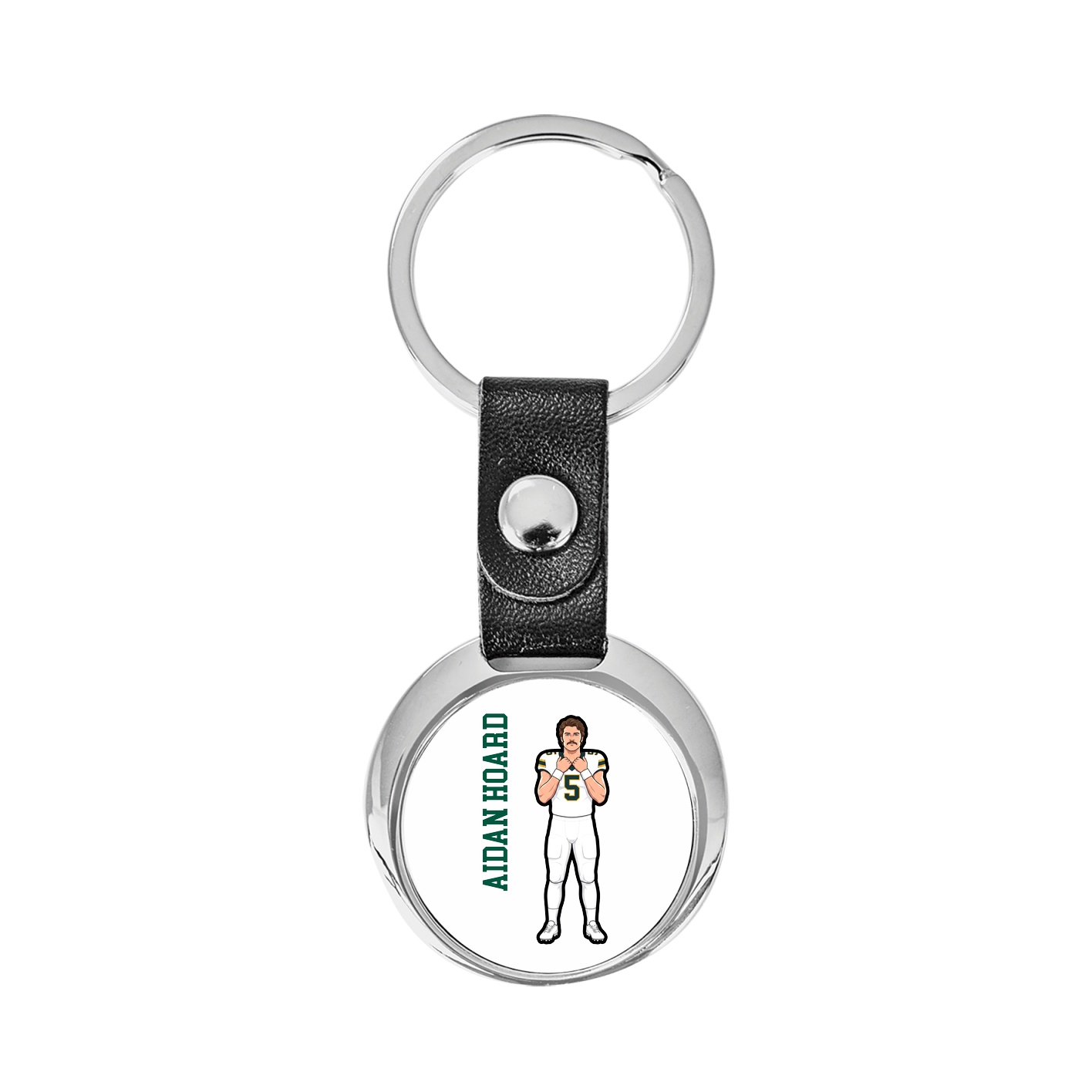 Key Chain — Name Vertical in Classic