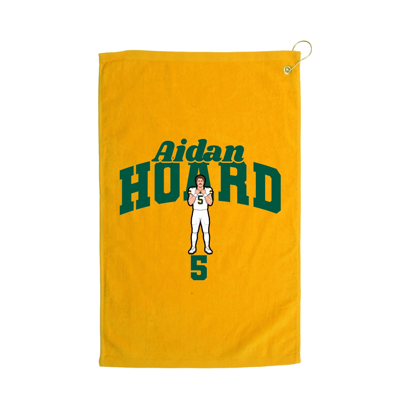 Golf Towel — Signature Arch in Gold