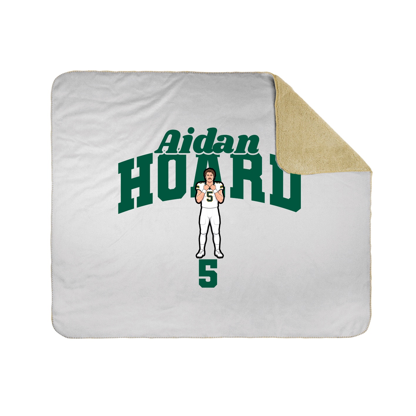 Throw Blanket — Signature Arch in White
