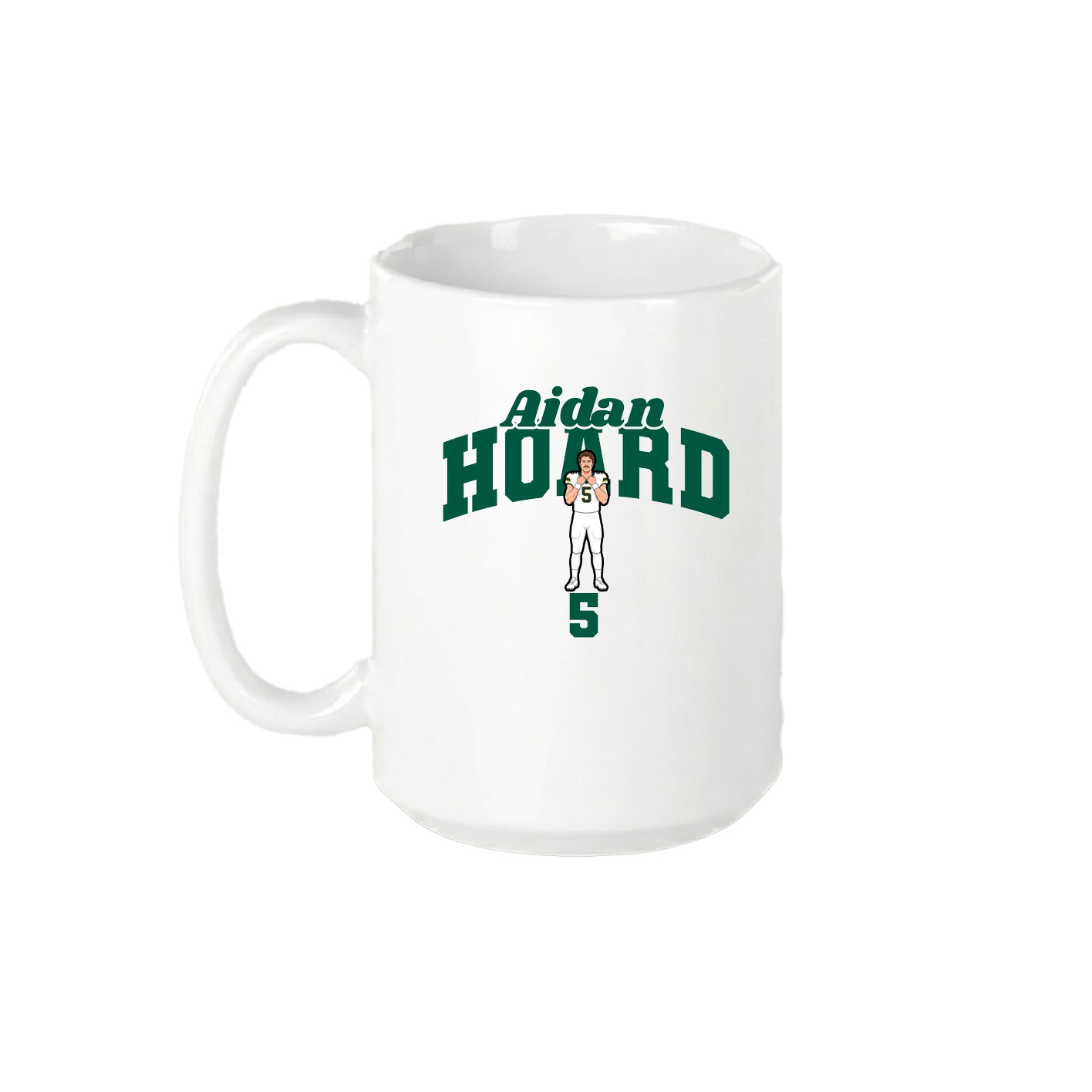 15oz Coffee Mug — Signature Arch in White