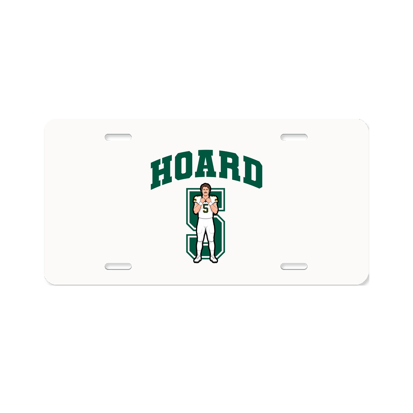 License Plate — Number in Classic