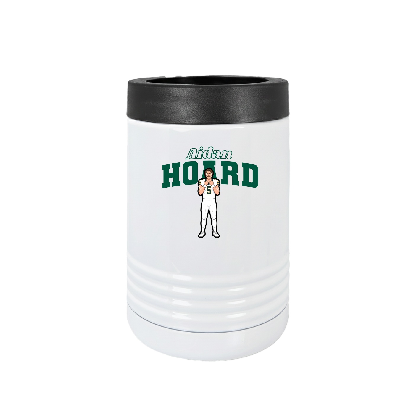 Beverage Holder — Name Arch in White