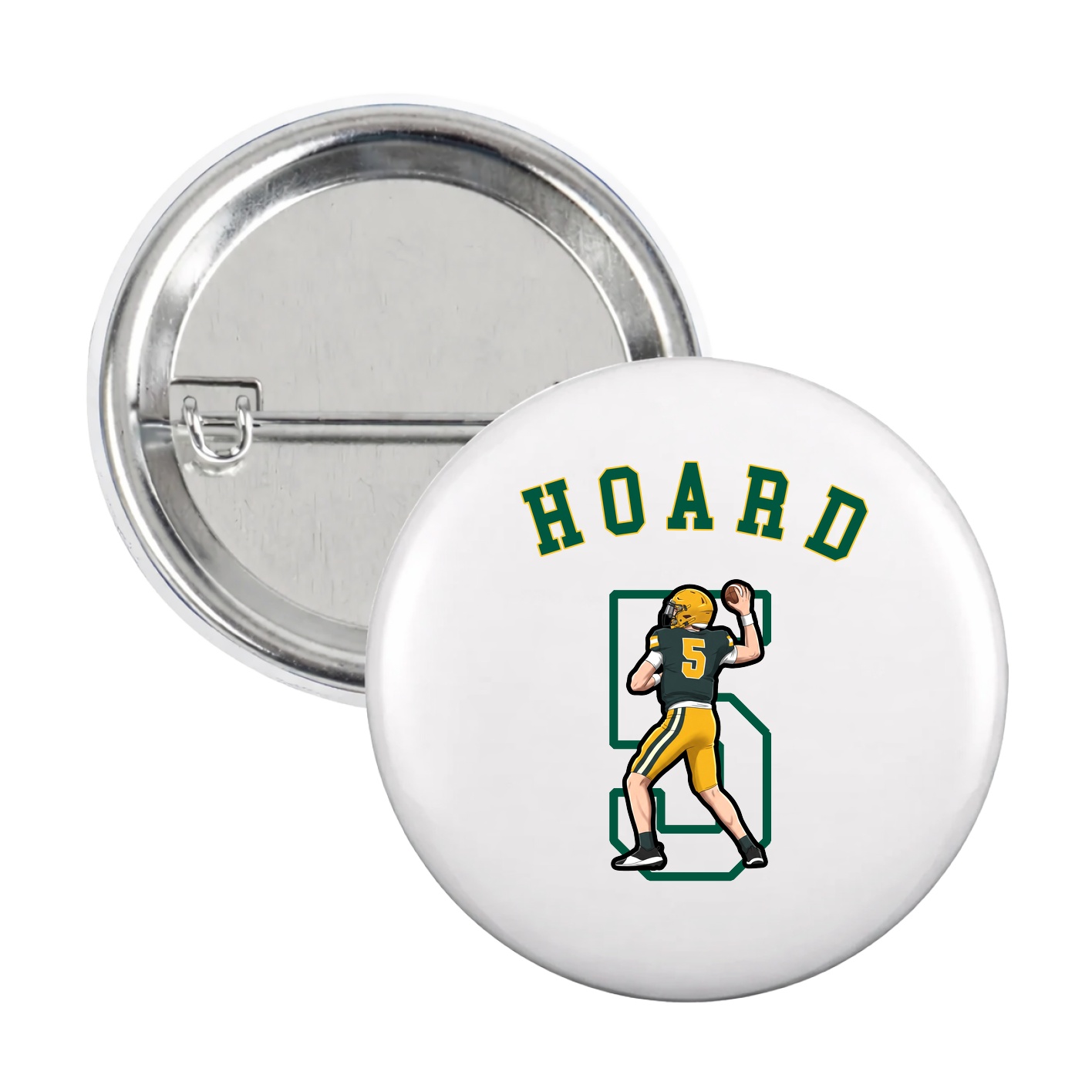 Game Day Button — Shirsey Arch in White