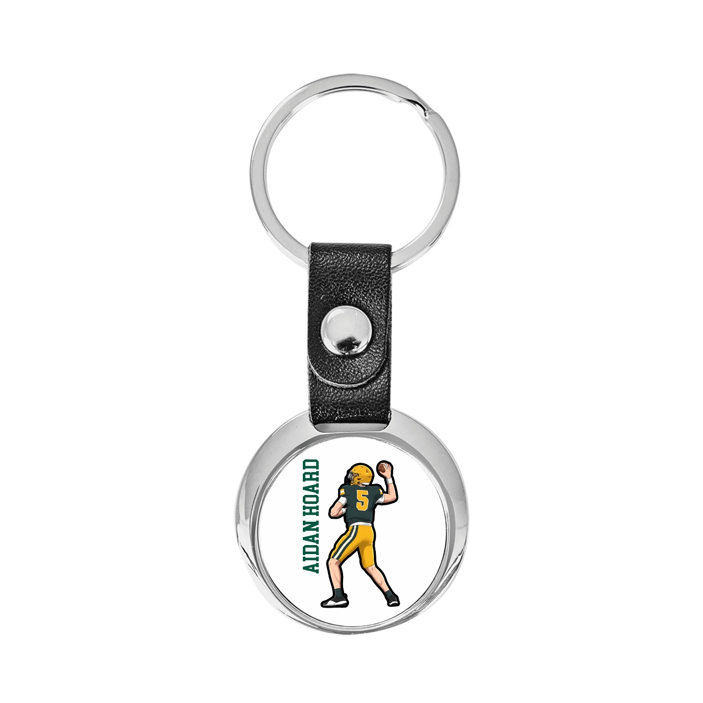 Key Chain — Name Vertical in Classic