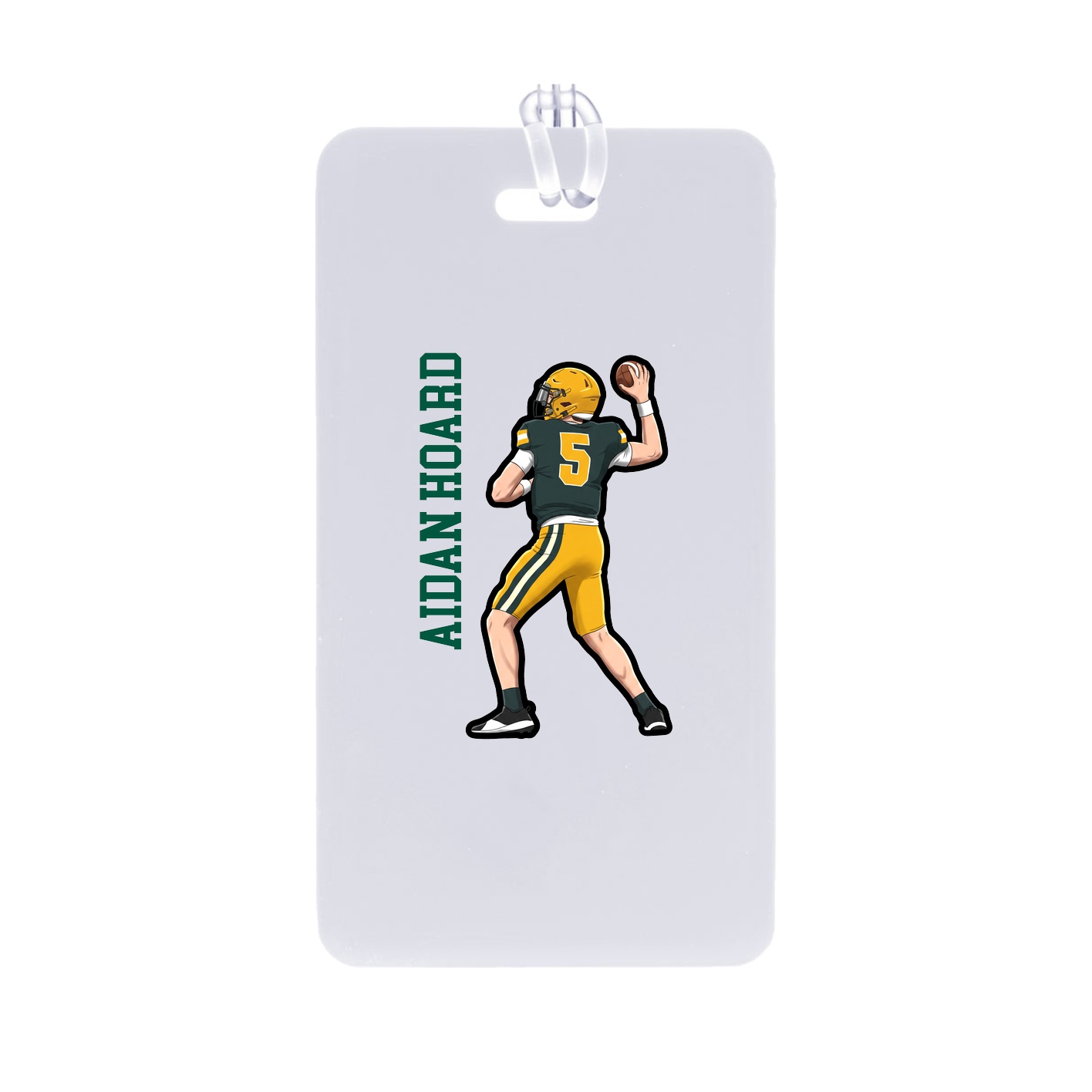 Bag Tag — Name Vertical in Classic