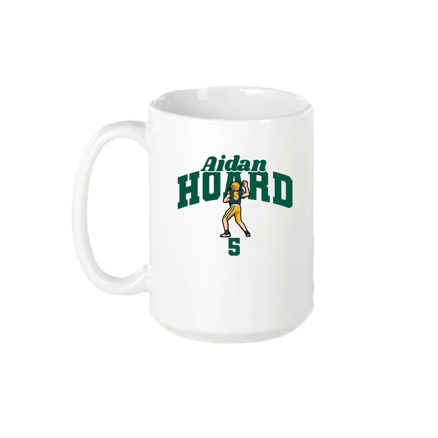 15oz Coffee Mug — Signature Arch in White